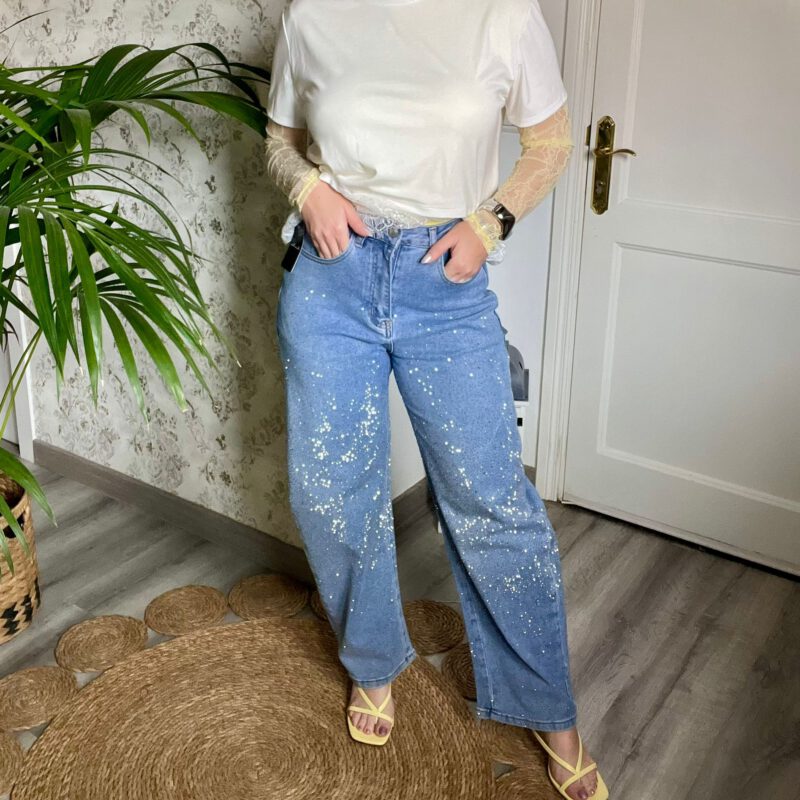Pantalón brillos
